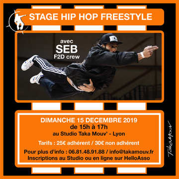 Photo Stage Hip Hop Freestyle avec Seb (F2D Crew)