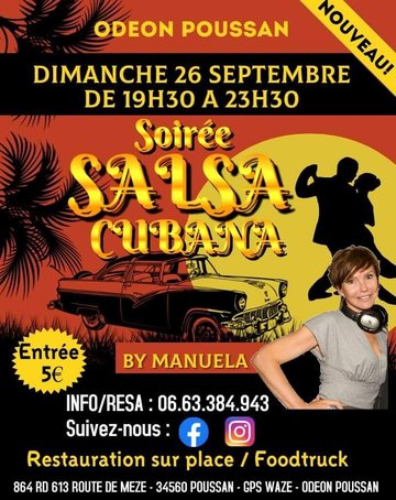 Photo Soirée Salsa Cubana à l'Odéon Poussan